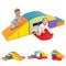 6 Pieces Soft Foam Climbing Blocks Set for Toddlers with Tunnel and Multiple Shapes